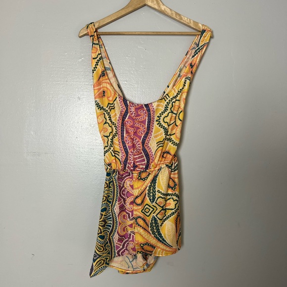 Anhro NWT Orange Romper very fun and colorful . Out for a walk or latte perfect - Picture 6 of 6